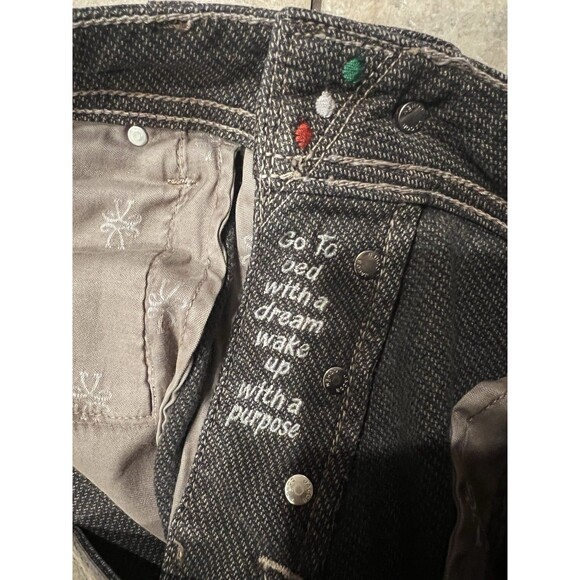 Jacob Cohen Jeans Mens 32x27 Brown Stretch Made in Italy Handmade J688 COMF - Picture 5 of 12